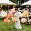 8 Pcs 5ft Large Multicolor Poppy Flowers Giant Artificial Poppy