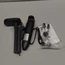 Dynooper Electric Milk Frother Handheld: Rechargeable 3 in 1 - LED Digital Display with 3 Speeds Portable Stainless Steel Drink Foam Mixer - Charcoal Black