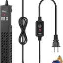 hygger Upgrade Ceramic Aquarium Heater, 300W Digital Fish Tank Heater with Automatic Power-Off and Over-Temperature Protection, Energy Saving Submersible Aquarium Heater for Freshwater and Saltwater