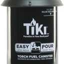 Tiki 1317054 Easy Pour Metal Replacement Torch Fuel Canisters w/Wick - Quantity 4