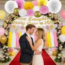 Wedding Bridal Shower Decorations - 18 Pcs Happily Ever After Decor
