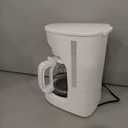 MUELLER HOME 12-Cup White Coffee Maker - Borosilicate Carafe, Auto-Off, Reusable Filter, Anti-Drip, Keep-Warm Function, Clear Water Level Window, White Kitchen Accessories