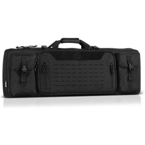 Savior Equipment Urban Warfare Tactical Double Long Gun Bag Case Backpack w/Pistol Handgun
