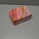 Personalized Gifts Monogrammed Birthday Gifts for Women, New Mom, Grandma Valentine's Day Thank You Christmas, Initial Wine Tumbler Makeup Bag Scented Candle Bracelet Set, (Aesthetic Pink Flower S)