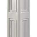Mayne Liberty Lamp Post - White - 9.5in L x 9.5in W x 72in H - Fade Resistant - Polyethylene Lamp Post (5838-W) Decorative Sleeve ONLY