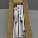 iDavosic.ly Plant Stand Indoor Outdoor, 6 Tier Corner Metal Flower Display Holder Shelf, Easy Assembly Folding Tall Orchid Rack for Patio Balcony Porch Garden Living Room House, White