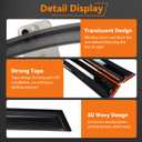 PLDDE Window Rain Guards Compatible with 2023 2024 2025 Honda CRV CR-V