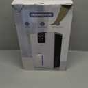 PSOS Dehumidifier, Dehumidifiers for Home, 98 OZ Water Tank, (1000 sq.ft) Quiet Dehumidifier for Basement Bathroom Bedroom with Humidity Display, Auto Shut Off, Relaxing 7 Color Ambient Light (Gray) 