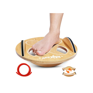 Yes4All Upgraded Foot Toes Balance Board for Adults - Wobble Board Trainer for Restoration, Balance Enhancement, Physical Improvement