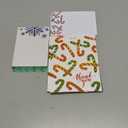 Decorably 24 Pack Foiled 6x4in Christmas Thank You Cards with Envelopes and Stickers, 8 Holidays Designs Seasons Greetings Friends, Family and Loved Ones, Blank Inside - Gifting & Mailing