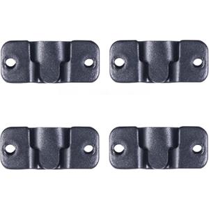 8 Black Flush Mount Bracket Picture Hanging Hooks, Heavy Duty Universal Connector for Hanging Picture Frame Mirror or Connecting Sofa Furniture