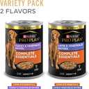 Purina Pro Plan Complete Essentials Wet Dog Food, Lamb and Vegetables and Turkey and Vegetables in Gravy Variety Pack - (Pack of 12) 13 oz. Cans (EXP 02/01/28)