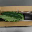 Hollyone 17.7" Fake Fern Potted Plant Small Artificial Boston Ferns in Pot 25 Leaves for Outdoors & Indoor Faux Fern Bush Plant for Patio Garden Farmhouse Windowsill Office Living Room Home Decor