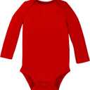 Lamaze Organic Unisex Short Sleeve Bodysuit | Red | 3M