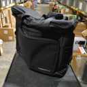 PENGDA 2 Layer Sewing Machine Case with Adjustable Shoulder Strap Sewing Machine Carrying Case Universal Tote Bag for Sewing Machine and Sewing Accessories Storage Black