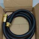 Giraffe Tools Garden Hose 6ft x 5/8", Short Water Hose Heavy Duty, Lightweight, Flexible Hybrid Hose with Swivel Handle, Male to Female Fittings