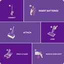 Swiffer WetJet Multi-Purpose and Hardwood Liquid Floor Cleaner Solution Refill, with Gain Scent, 42.2 fl oz each, (Pack of 2)