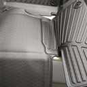 Floor Mats & Trunk Mat & Backrest Mat for 2015-2024 2025 Ford Edge 5 Seats,TPE All Weather Protection Car Floor Liners with Cargo Liners Covering The Backrest