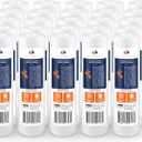 Aquaboon 5 Micron 10 x 2.5 Sediment Filter - Whole House Water Filter Replacement Compatible with Well Water Filters - P5, AP110, WHKF-GD05, 25-Pack