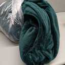 Green Fleece Blanket 122" x 116"