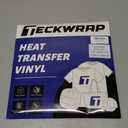 2 x TECKWRAP HTV Heat Transfer Vinyl Bundle: 50 Pack 12"x10" PU Iron On Vinyl Sheets, 24 Assorted Colors for T-Shirts. Compatible with All Cutters & Heat Press Machines. Easy to Cut & Weed
