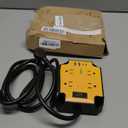 8-Outlets Heavy Duty Power Strip with 4 USB Ports(2 USB-C), Industrial Magnetic Surge Protector Power Strip 15 Amps/1200 Joules, 6.5 Ft Multi-Plug Electric Extension Cord for Workshop Garage (Yellow)