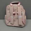 SYTRAH Mini Backpack for Women Small Backpack Purse, Anti Theft Backpack Waterproof Lightweight Puffer Back packs for Travel, Work with Coin Purse Pink