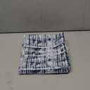 Jacquard Decorative Throw Pillow Covers for Couch Set of 2, 18x18 Inches, Navy Blue