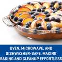 Anchor Hocking 2 Pack 9.5 Inch Glass Pie Plates Classic Bakeware for Pies, Quiches, and Tarts Oven Safe, Dishwasher Safe, Made in USA