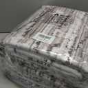 LUMI Washable Area Rug 8x10 for Living Room, Ultra Soft Stain Resistant Carpet with Non Slip Rubber Backing, Non-Shedding Low Pile Rugs for Bedroom, Dining Room, Indoor, Office (Inkline)