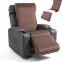 Recliner Cushion for Elderly with Headrest & Footrest Support