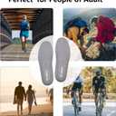 riemot Women's Shoe Insoles Breathable Honeycomb Sport Shoe Insoles Cushioning Shoe Inserts Replacement Innersoles for Water Shoes Sneakers Work Shoes Grey US5/ EU36