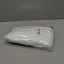 ALYVIA SPRING Long Fabric Shower Curtain Liner Waterproof - 72" x 78", Soft & Lightweight Long Shower Curtain with Magnets, Machine Washable - 72x78, White