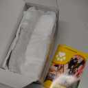 QUMY Dog Shoes for Large Dogs, Medium Dog Boots & Paw Protectors for Winter Snowy Day, Summer Hot Pavement, Water-Resistant in Rainy Weather, Outdoor Walking, Indoor Hardfloors Skid-Resistant Sole (Size 4: 2.2''x2.6''(W*L) (Pack of 4))