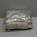 DJY Paisley Quilt Set King Size Khaki Blue Gradient Boho Bedspread Coverlet Set 3 Pieces, Soft Lightweight Microfiber Vintage Paisley Floral Pattern Bedding for All Season, 110''x90''