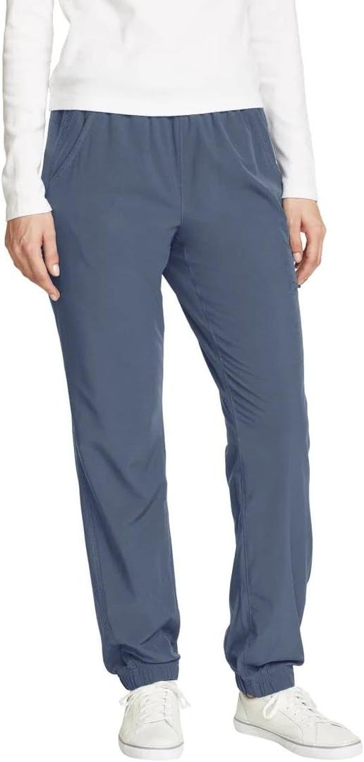Eddie Bauer Women's Fleece Lined Pants, StormRepel & UPF 50+, Functional Pockets (12, Blue)