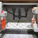 SFSGQZTZ Under The Sink Mat, 24 X 36 in, Durable Premium Mats Protect Kitchen and Bathroom Cabinets (Grey2)