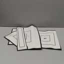 Baseball & Softball 5 Piece Base Set with Portable Carrying Bag 3 Throw Down Bases 1 Homeplate 1 Pitching Rubber, Flexible Anti-Slip Weather Resistant Rubber Bases for Yard Games