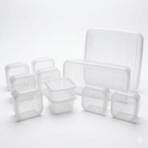 28 Food Storages, 3*3 in (14 Pcs), 9.5*6 in (2pcs), 12*6 in (1 count), 6*3 in (7 Pcs), 9*3 in (4 Pcs)