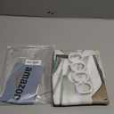 Boho Floral Shower Curtain, Watercolor Beige Blue Grey White Flower Fabric Shower Curtains Set, Cute Farmhouse Flower Decoration with Hooks 72 X 72 inch