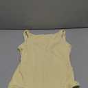 SUUKSESS Women Padded Open Back Boat Neck Tank Tops Double Lined Basic Shirts Size M