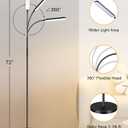 LED Floor Lamp,15 W 1500 LM Super Bright Reading Lamp with Remote and Touch Control Floor Light, 3 Colors and Stepless Brightness Work Lamp for Living Room Bedroom Reading