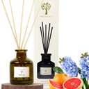PRISTINE Maldives Villa/Inspired by Marriott Hotel Reed Diffuser for Home | Citrusy Grapefruit, Apple/Ocean Breeze/Sandalwood Oil Reed Diffuser Set & Reed Diffuser Sticks | Home Decor Scent Diffuser
