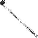 EPAuto 3/8 Inch Drive by 17.5" Length Breaker Bar, CR-V Steel (Black/Stainless Steel)