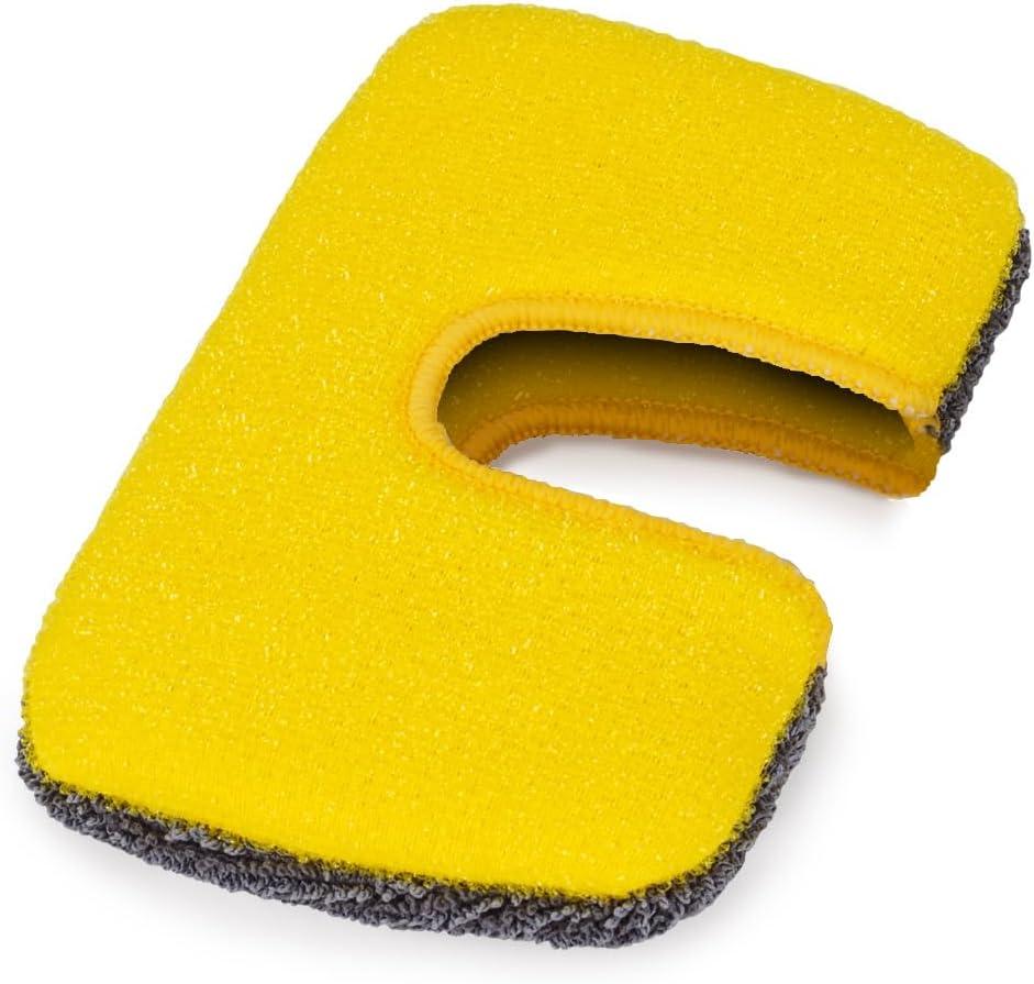 Joseph Joseph CleanTech CT3 Surface Scrubber Replacement Pad, Microfibre & Abrasive Scourer, Machine Washable