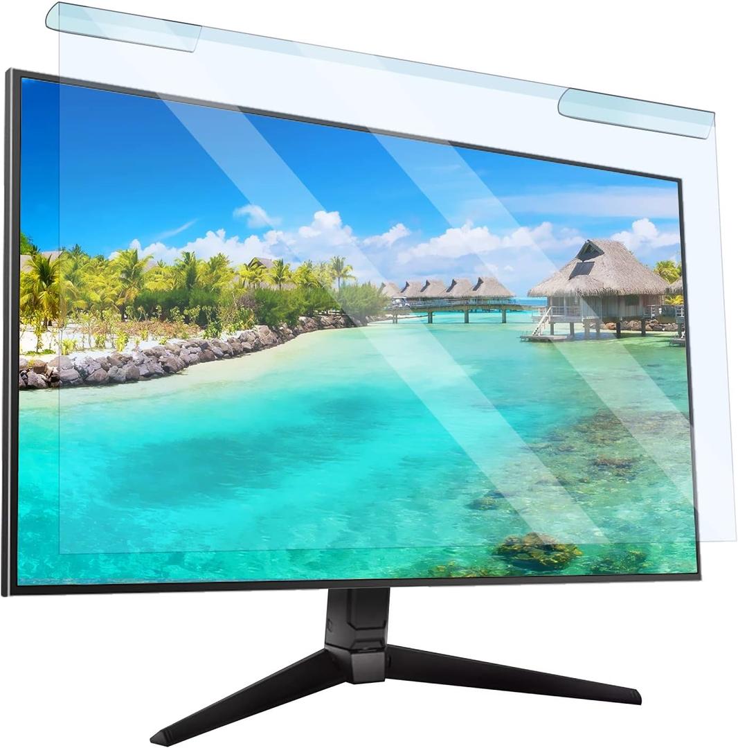 Anti Blue Light Screen Filter, Universal Blue Light Blocking Screen Protector Panel for 23, 23.6, 23.8, 24 inches Diagonal Desktop Computer LED PC Monitor- Widescreen Monitor Frame Hanging Type (23''-24'' WIDESCREEN (16:9/16:10)