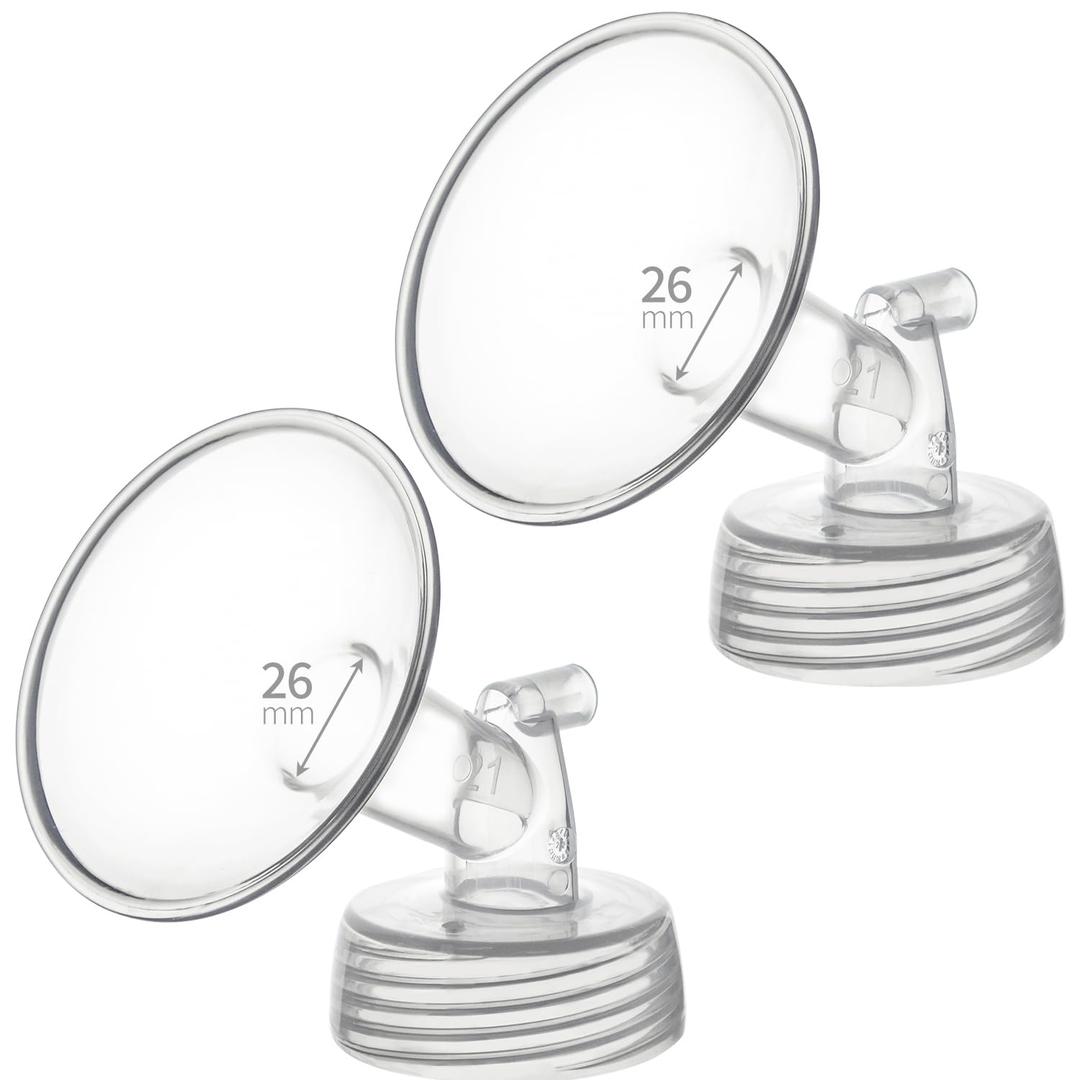 26mm Flanges Compatible with Spectra S2 S1 9 Plus Ameda MYA Motif Luna Breastpumps Replacement to Pump Parts Flange. Compatible with Spectra Parts/Accessories