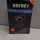 Soft Cotton Compression Socks for Women Men 20-30mmHg Knee High Support for Circulation, Nurses, Pregnancy, Travel, Medium-Large, 3 Pairs - Natural Land