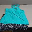 Plus Size Tankini with Skirt - Two Piece Swimsuit Tummy Control Bathing Suit High Neck Swimwear 2025  18W