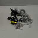 2 Inch Locking Caster Wheels Set of 4  600+ LBS Capacity, Black PU Casters with Dual Brake for Furniture, Cabinets & Light Carts  NOT for Heavy Machinery or Industrial Use